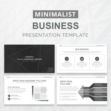Minimalist PowerPoint template