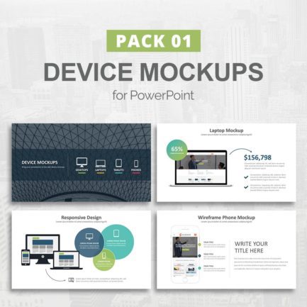 Device mockups for PowerPoint