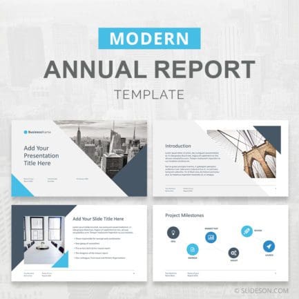 Free annual report PPT